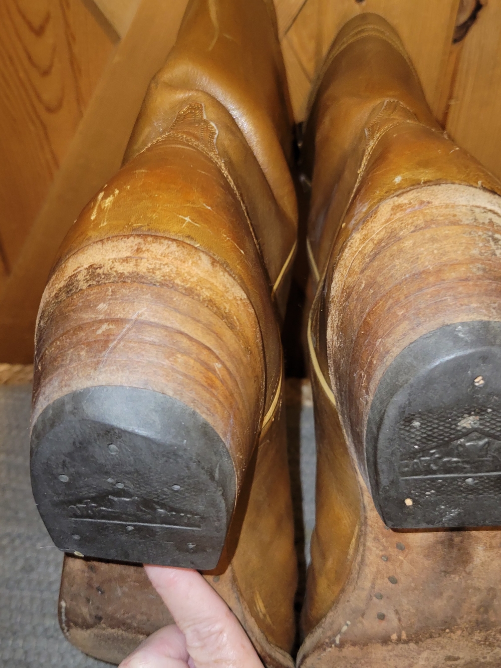 Vintage Lucchese San Antonio Leather Western Boots Mens 9D 1967 Craftsmanship - Picture 13 of 13